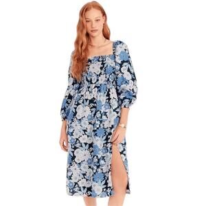 J. Crew Linen Daydream Dress in Zinnia Floral M